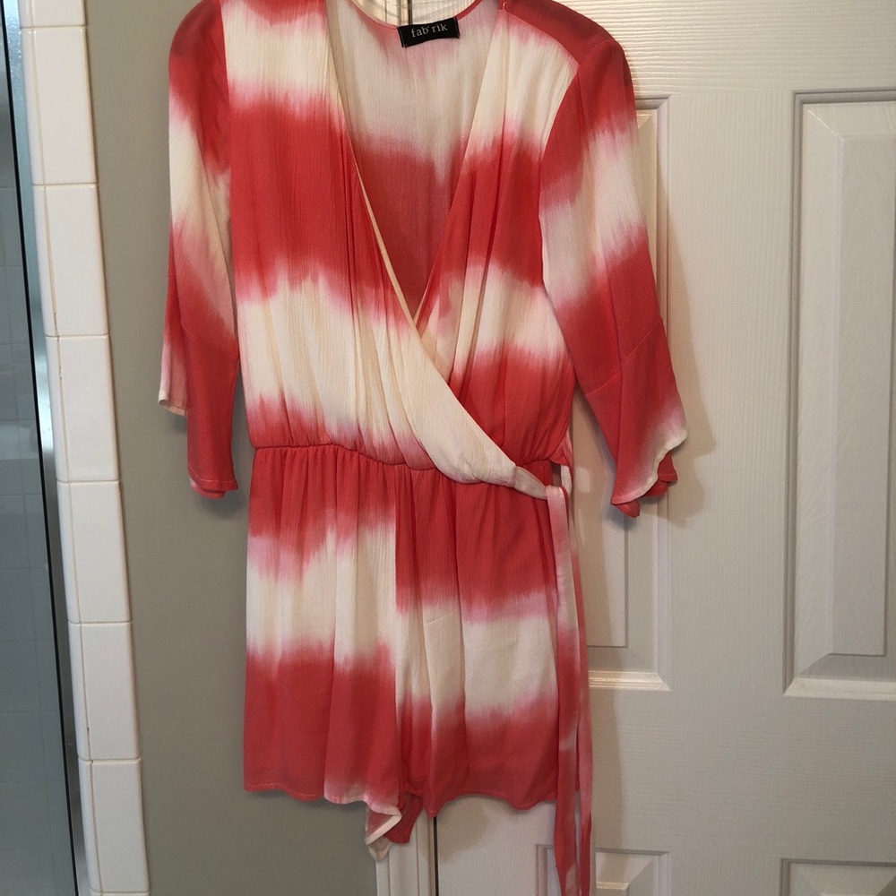 Fabrik wrap romper medium